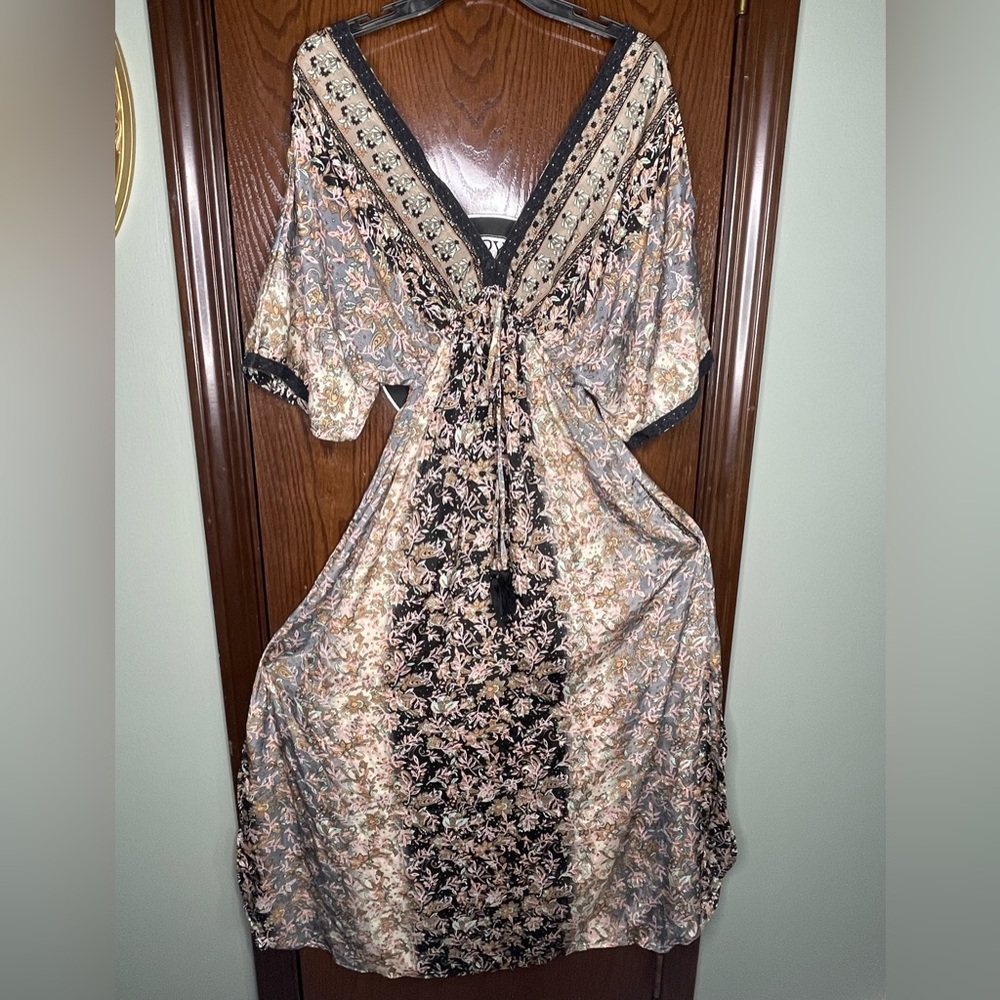 Boho V-Neck Maxi Dress